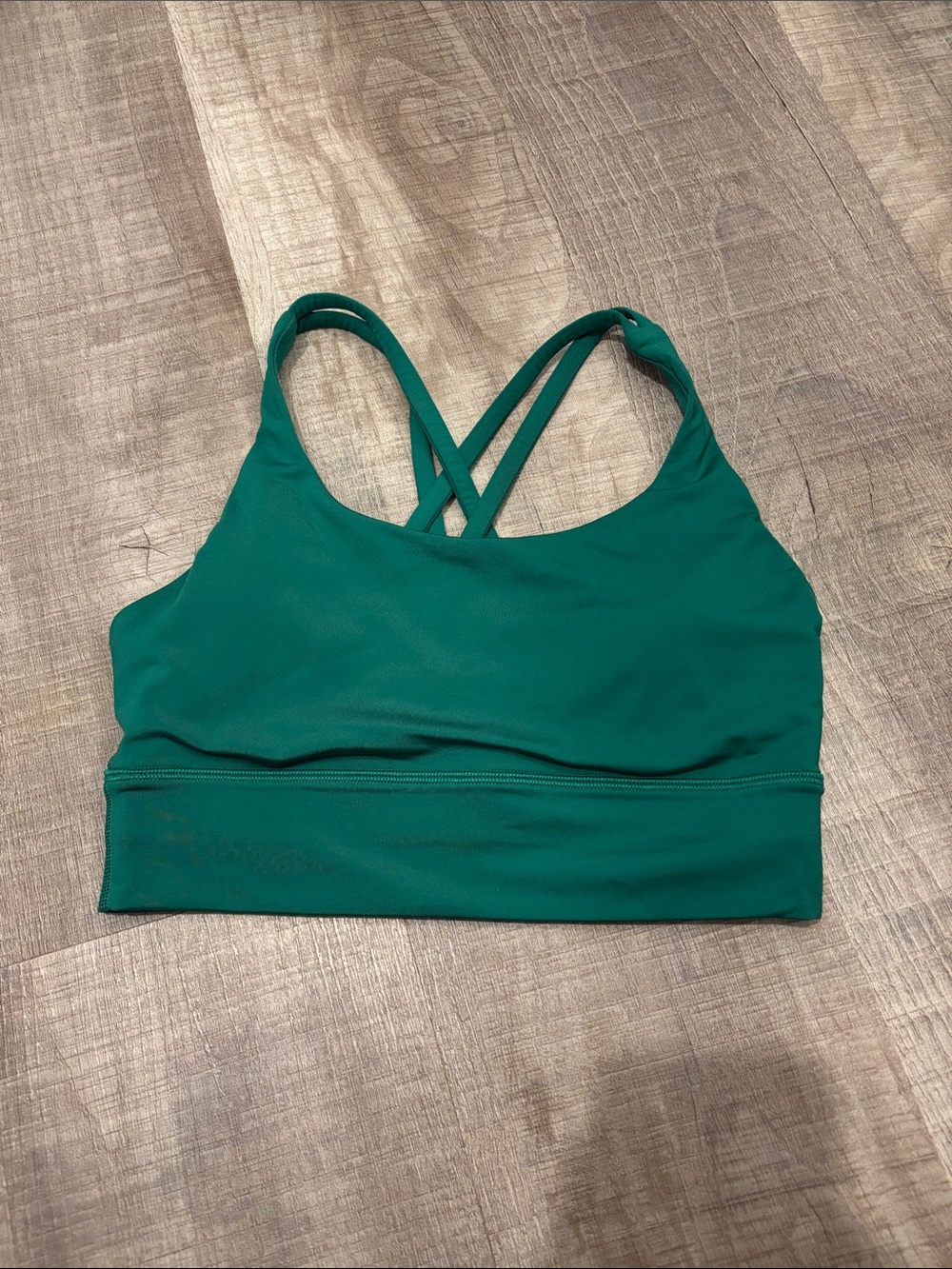lululemon green energy sports bra